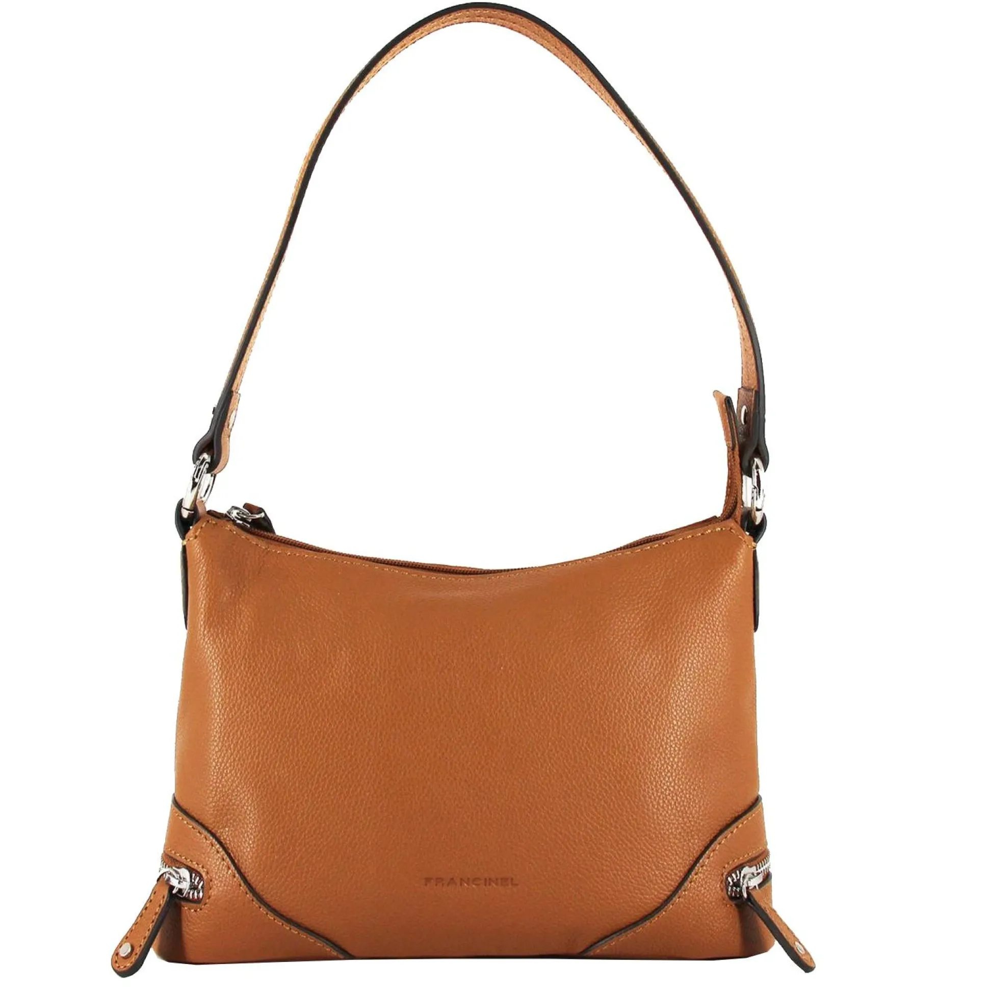 Francinel Sac porte epaule zippe Tiana en cuir*Femme Sacs Porté Épaule