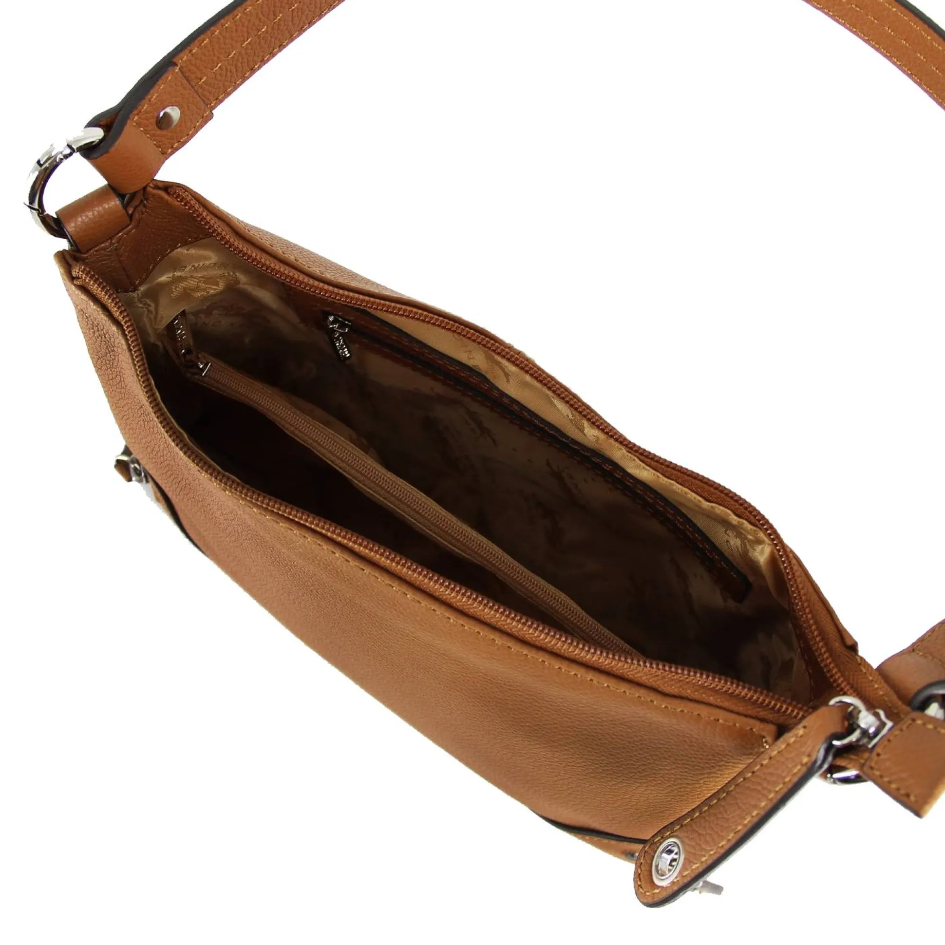 Francinel Sac porte epaule zippe Tiana en cuir*Femme Sacs Porté Épaule