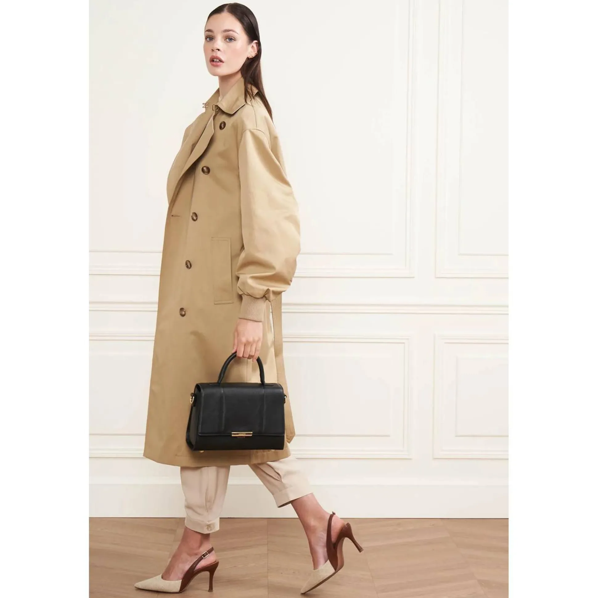 Lancaster Sac porte main a rabat Sesame Trinity*Femme Sacs À Main