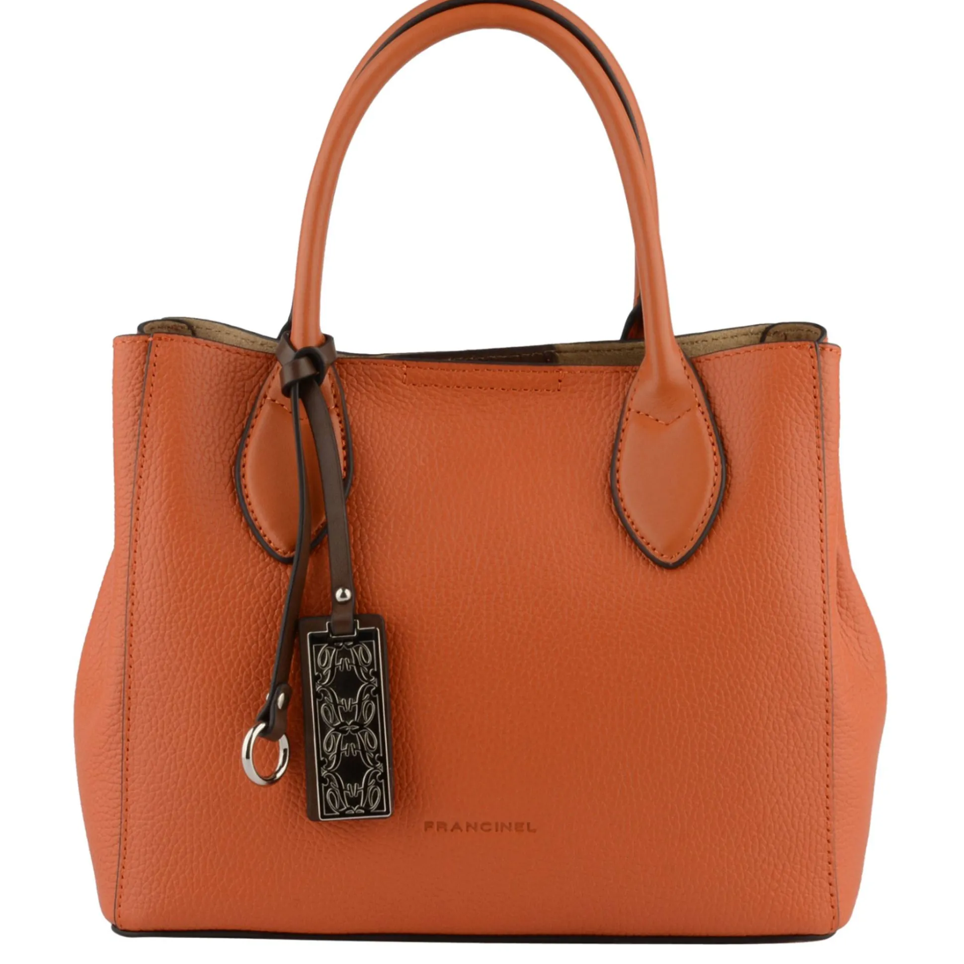 Francinel Sac porte main Capucine en cuir graine*Femme Sacs À Main