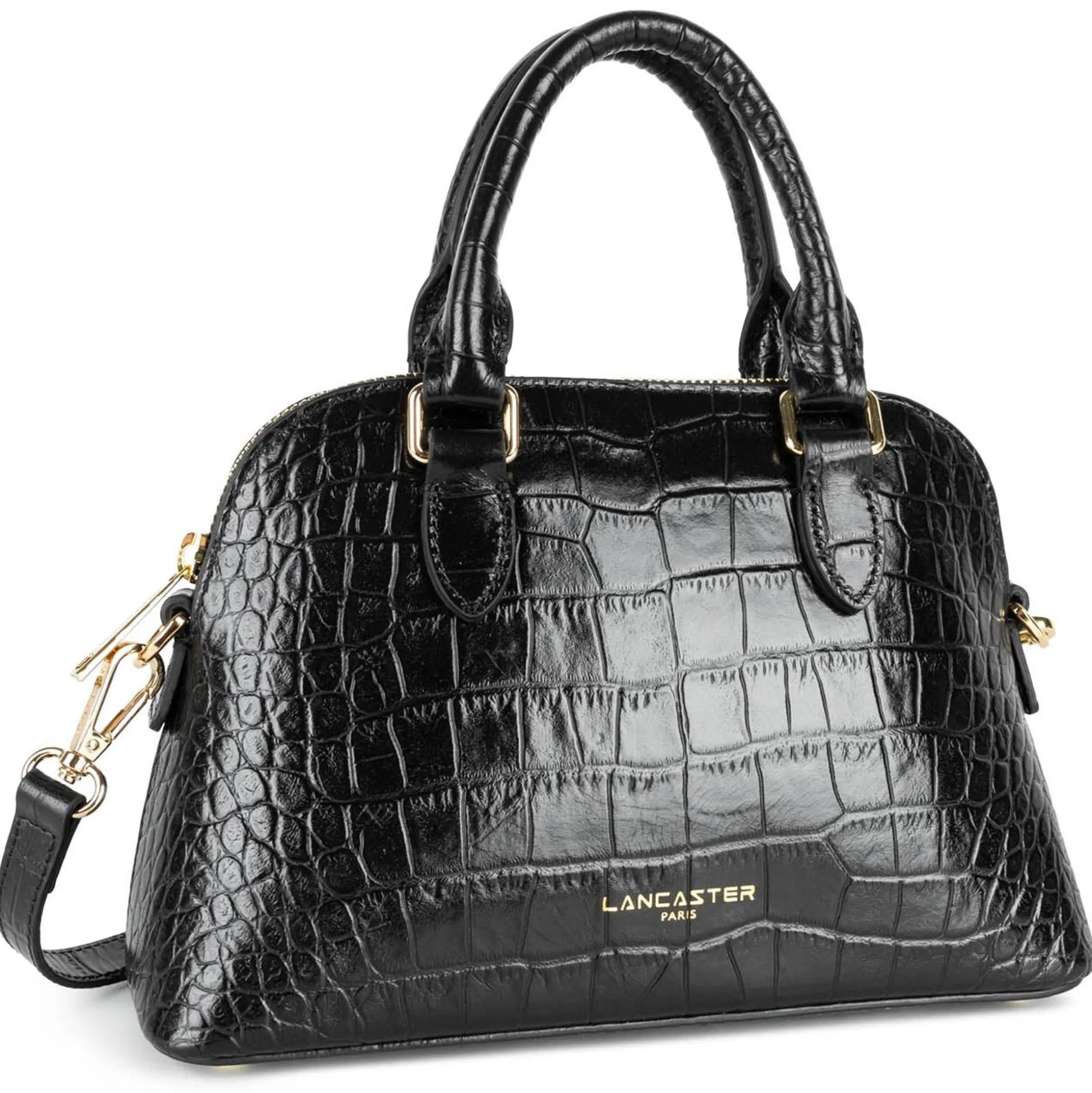 Lancaster Sac porte main demi lune M Exo*Femme Sacs À Main