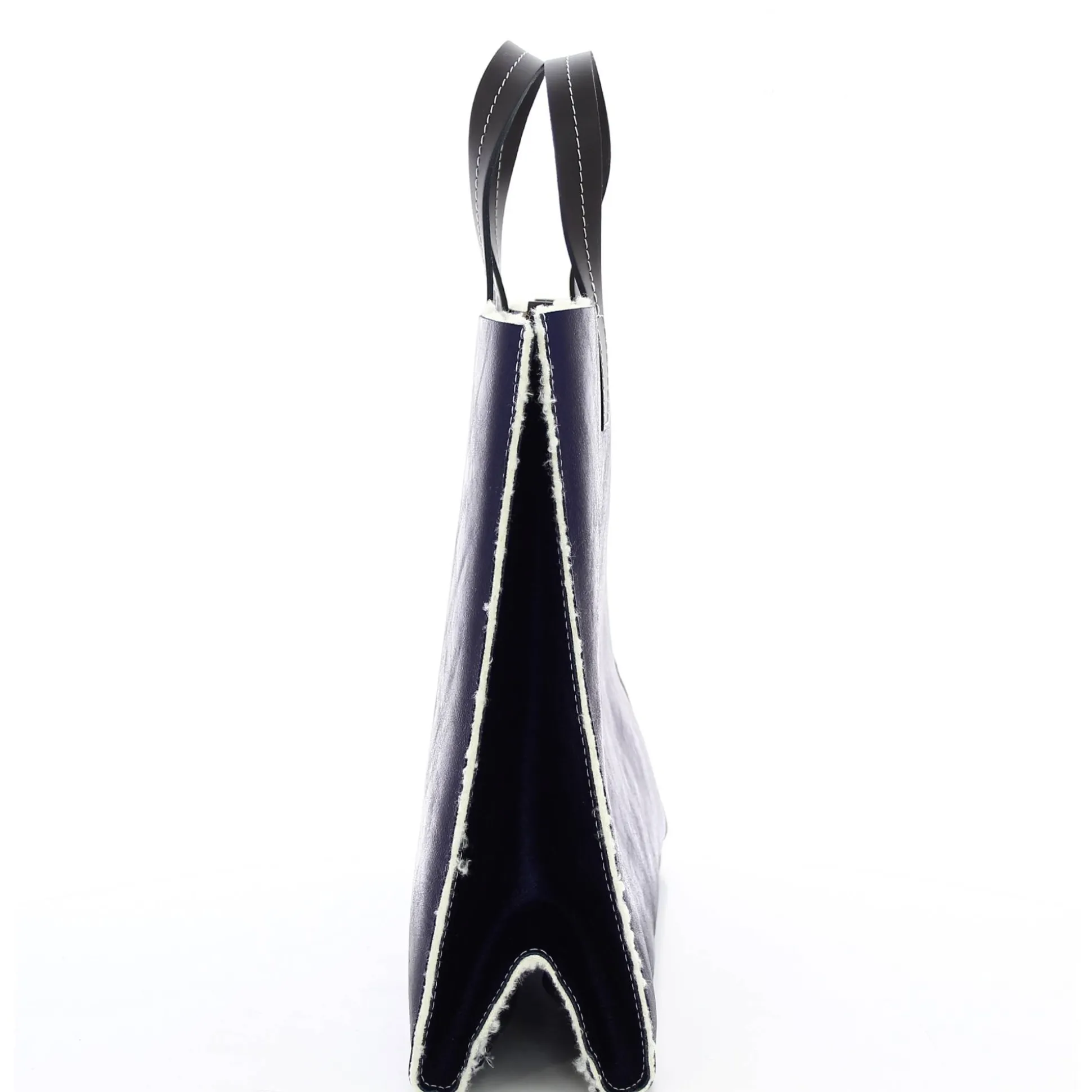 Marlon Firenze Sac porte main effet metallise et fourrure*Femme Sacs À Main