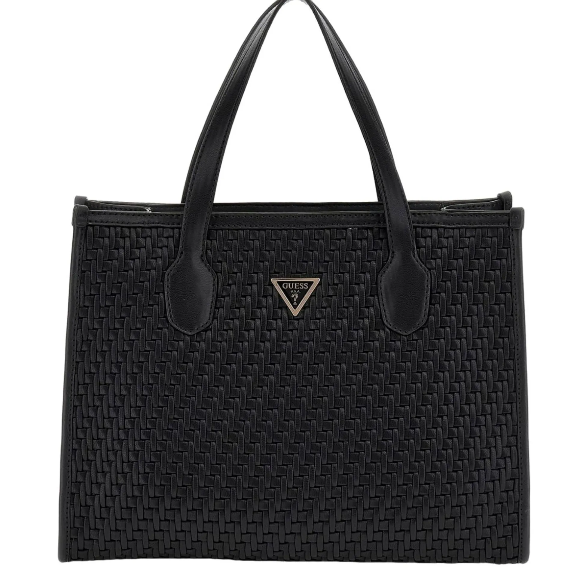 Guess Sac porte main effet tisse Silvana*Femme Sacs À Main