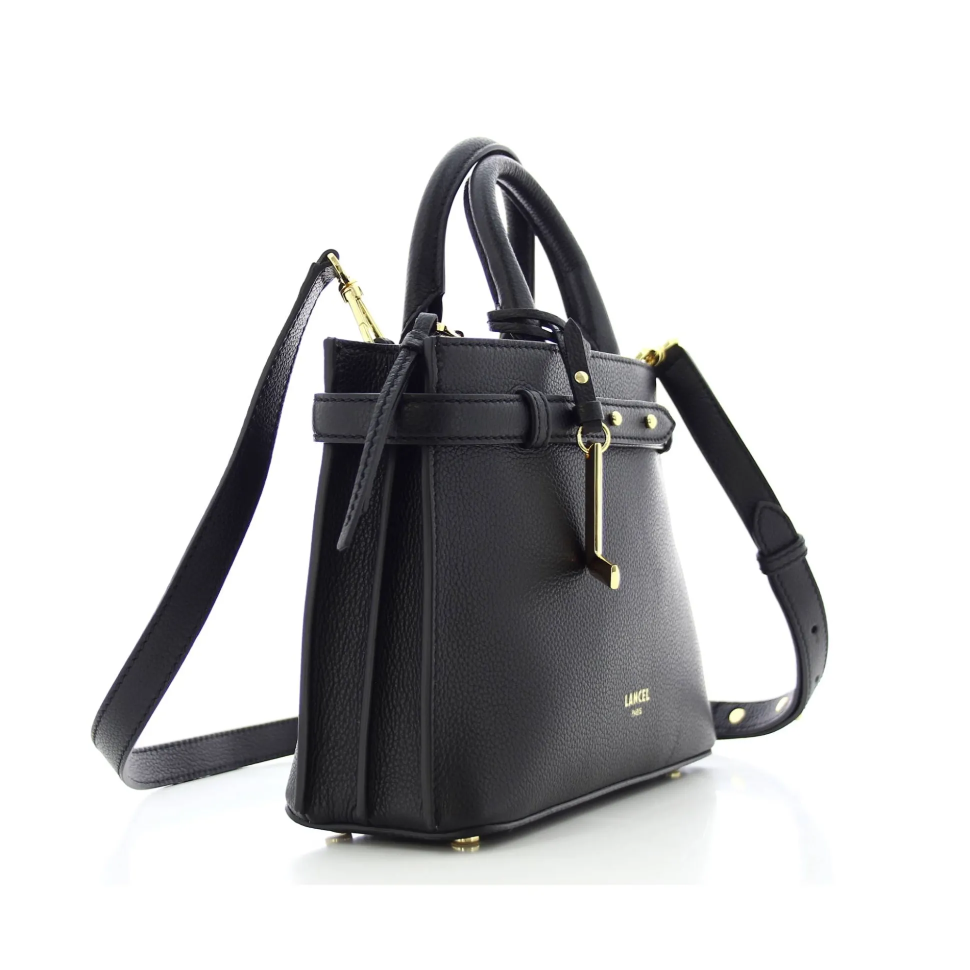 Lancel Sac porte main Faubourg S cuir graine*Femme Sacs À Main