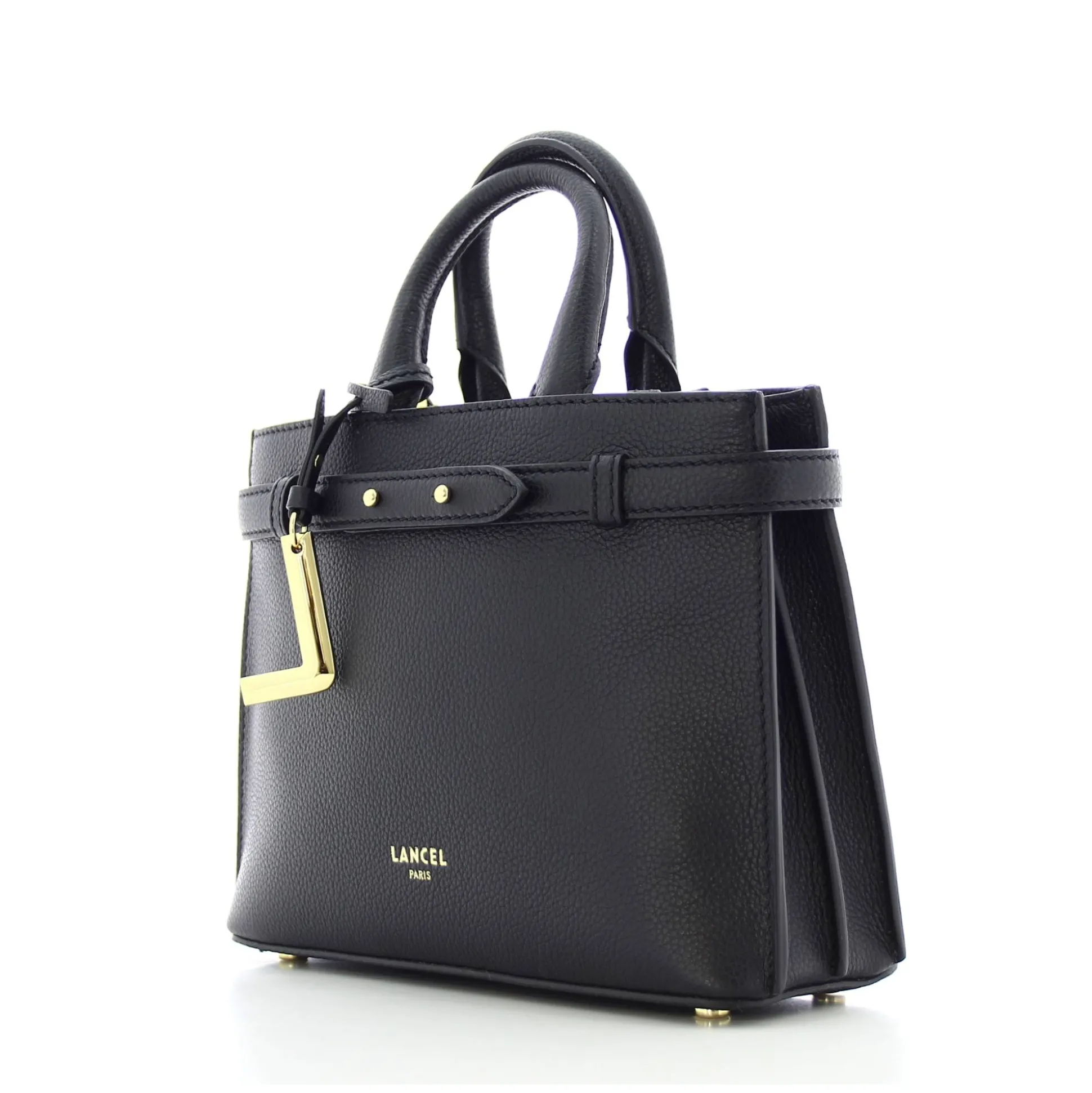 Lancel Sac porte main Faubourg S cuir graine*Femme Sacs À Main