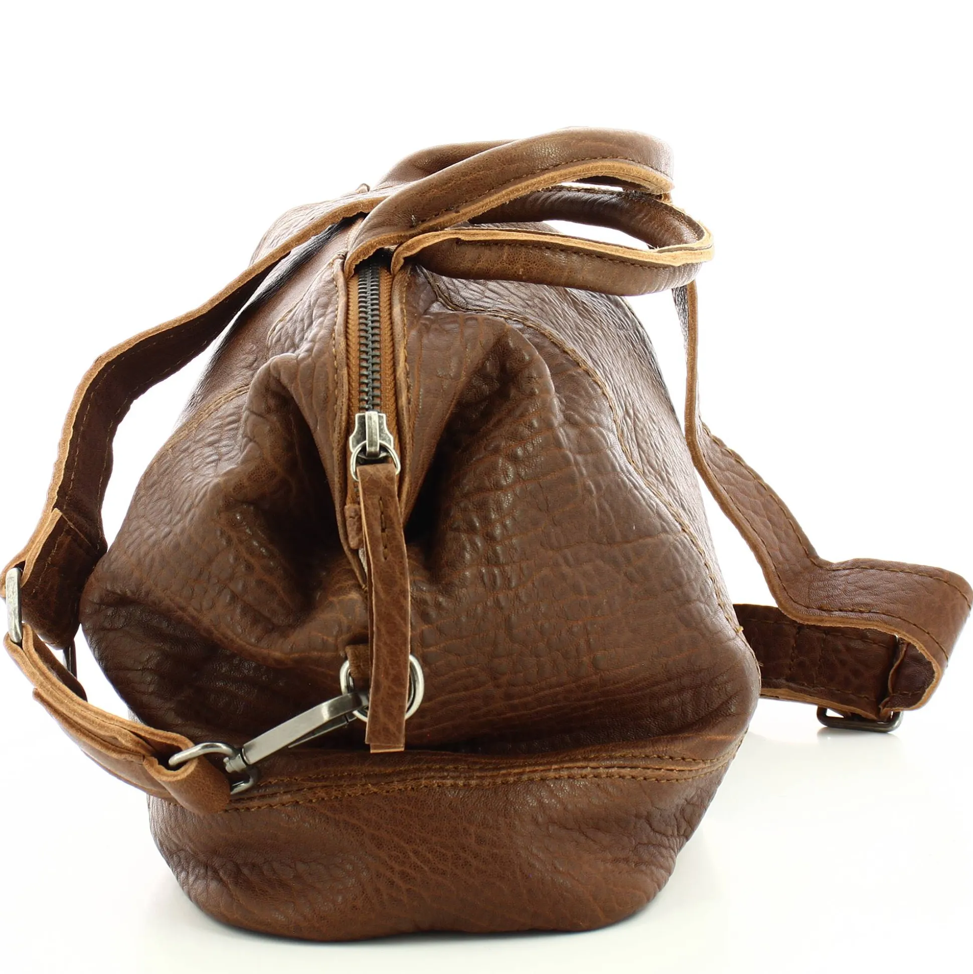 Biba Sac porte main Franklin cuir effet bulle*Femme Sacs À Main