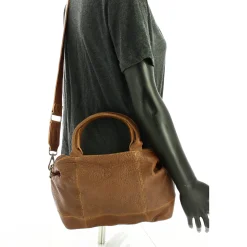 Biba Sac porte main Franklin cuir effet bulle*Femme Sacs À Main