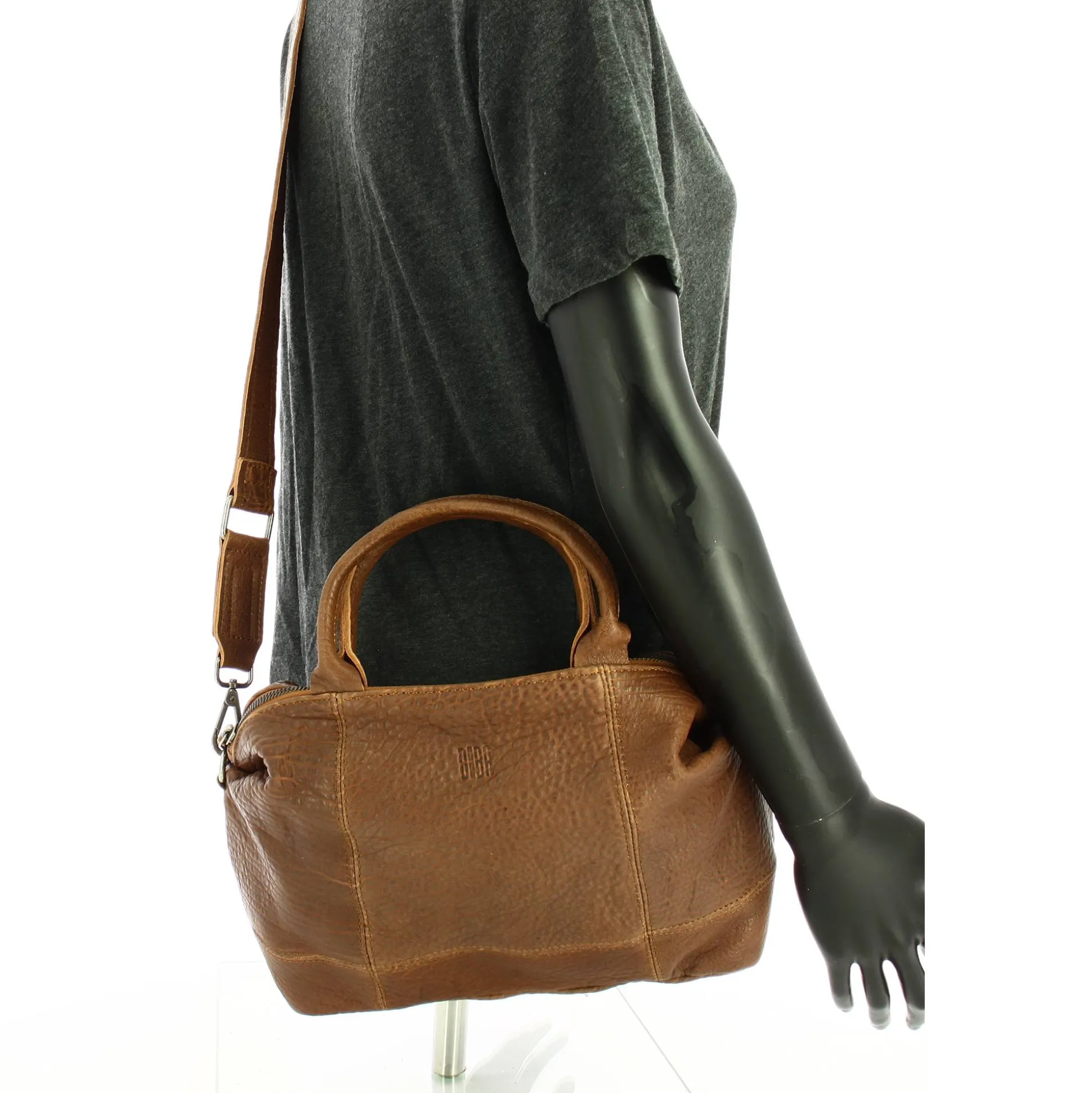 Biba Sac porte main Franklin cuir effet bulle*Femme Sacs À Main