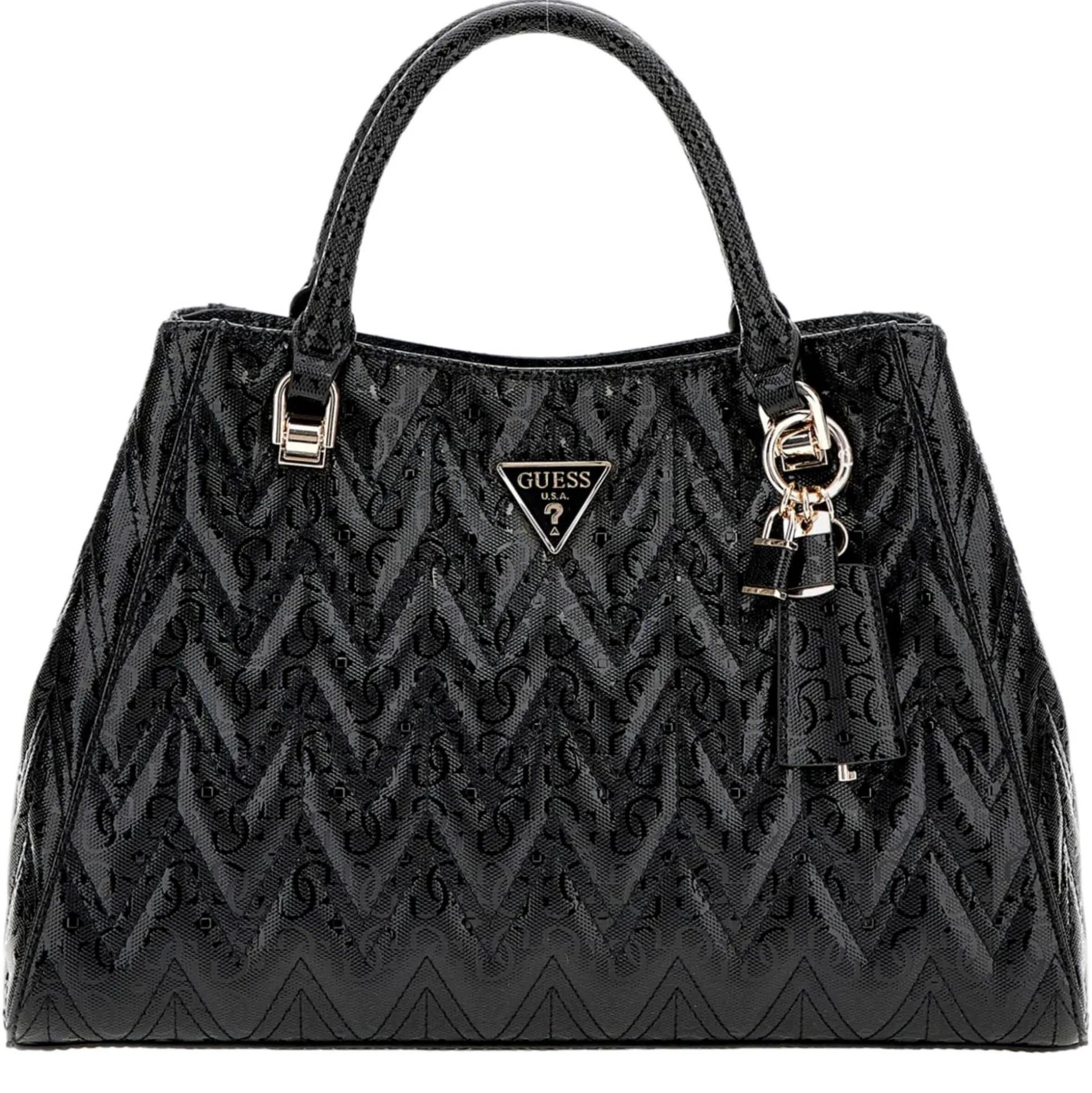 Guess Sac porte main imprime logo 4g Adelard*Femme Sacs À Main