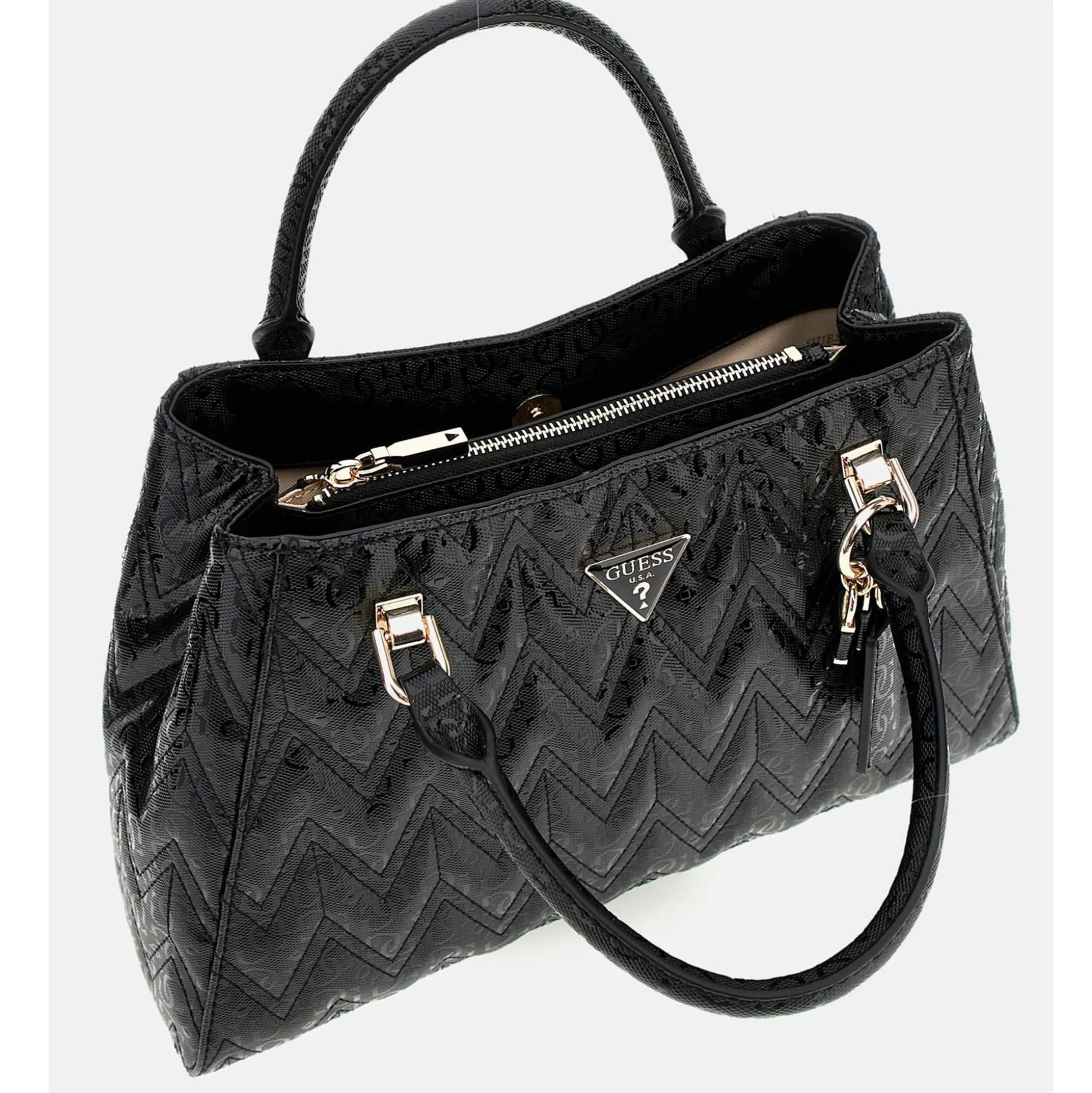 Guess Sac porte main imprime logo 4g Adelard*Femme Sacs À Main