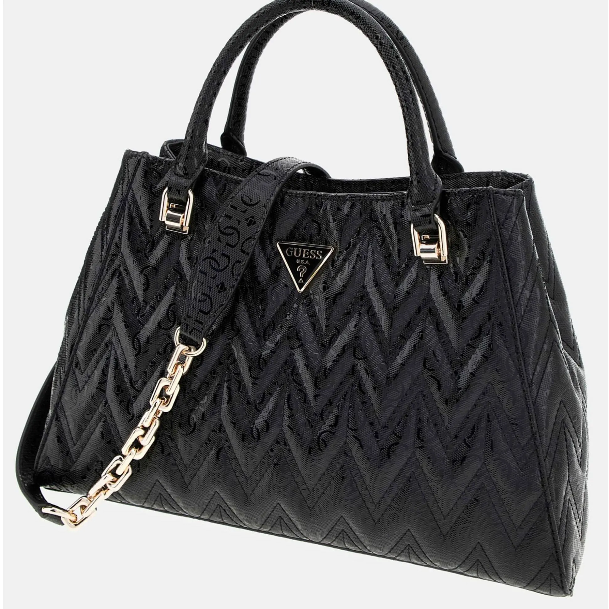 Guess Sac porte main imprime logo 4g Adelard*Femme Sacs À Main