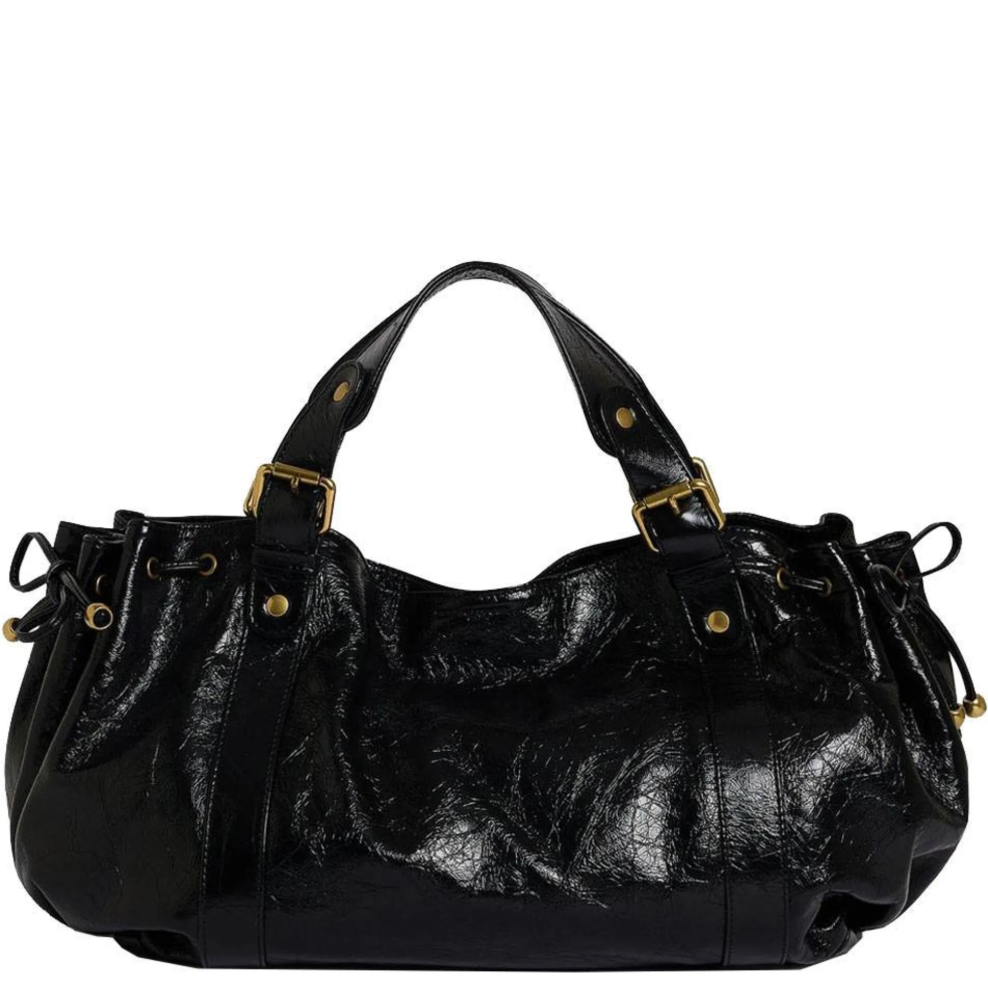 Gerard Darel Sac porte main Le 24H en cuir froisse*Femme Sacs À Main