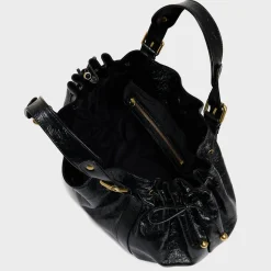 Gerard Darel Sac porte main Le 24H en cuir froisse*Femme Sacs À Main