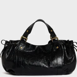 Gerard Darel Sac porte main Le 24H en cuir froisse*Femme Sacs À Main