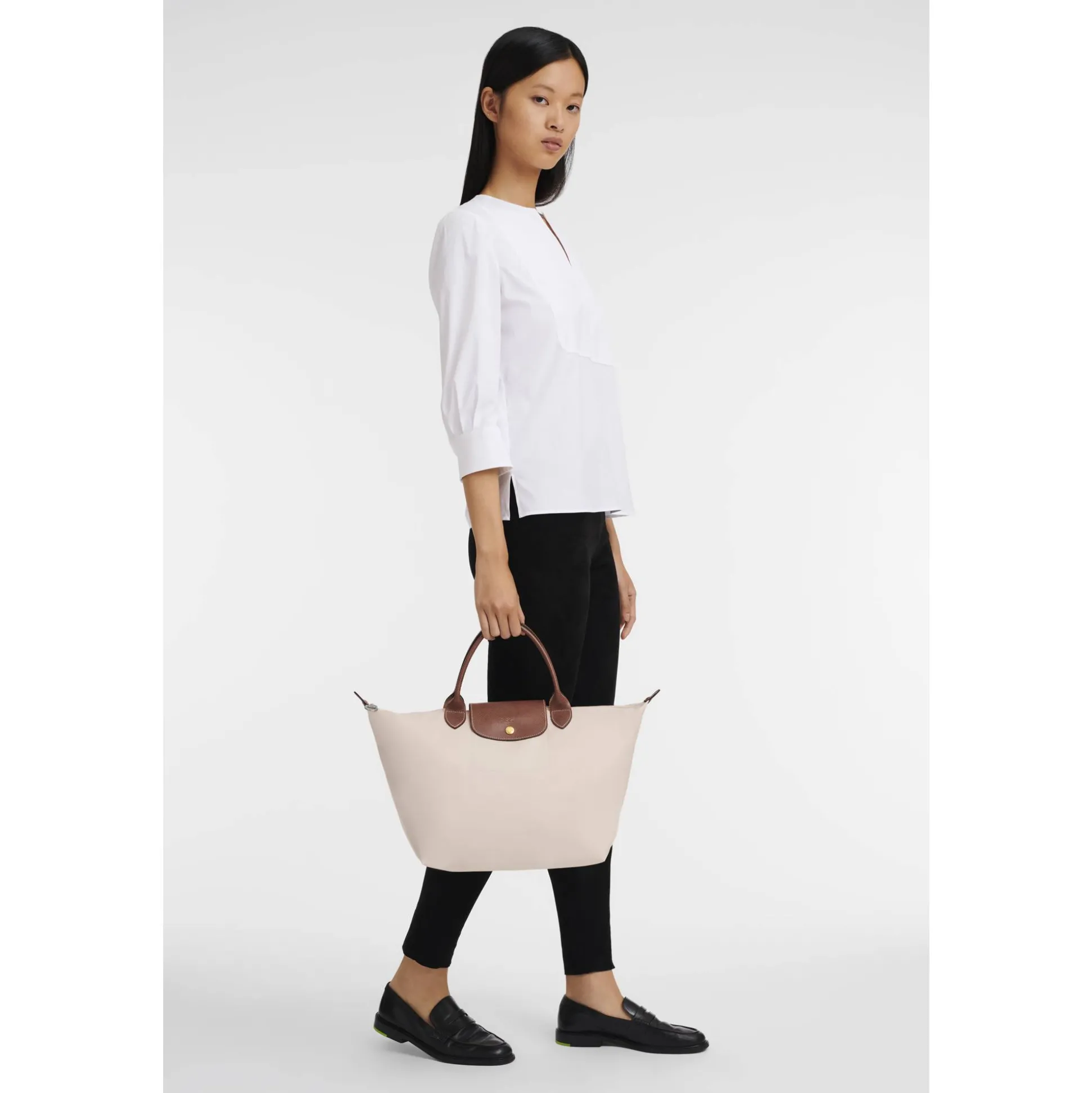 Longchamp Sac porte main M Le Pliage Original*Femme Sacs À Main
