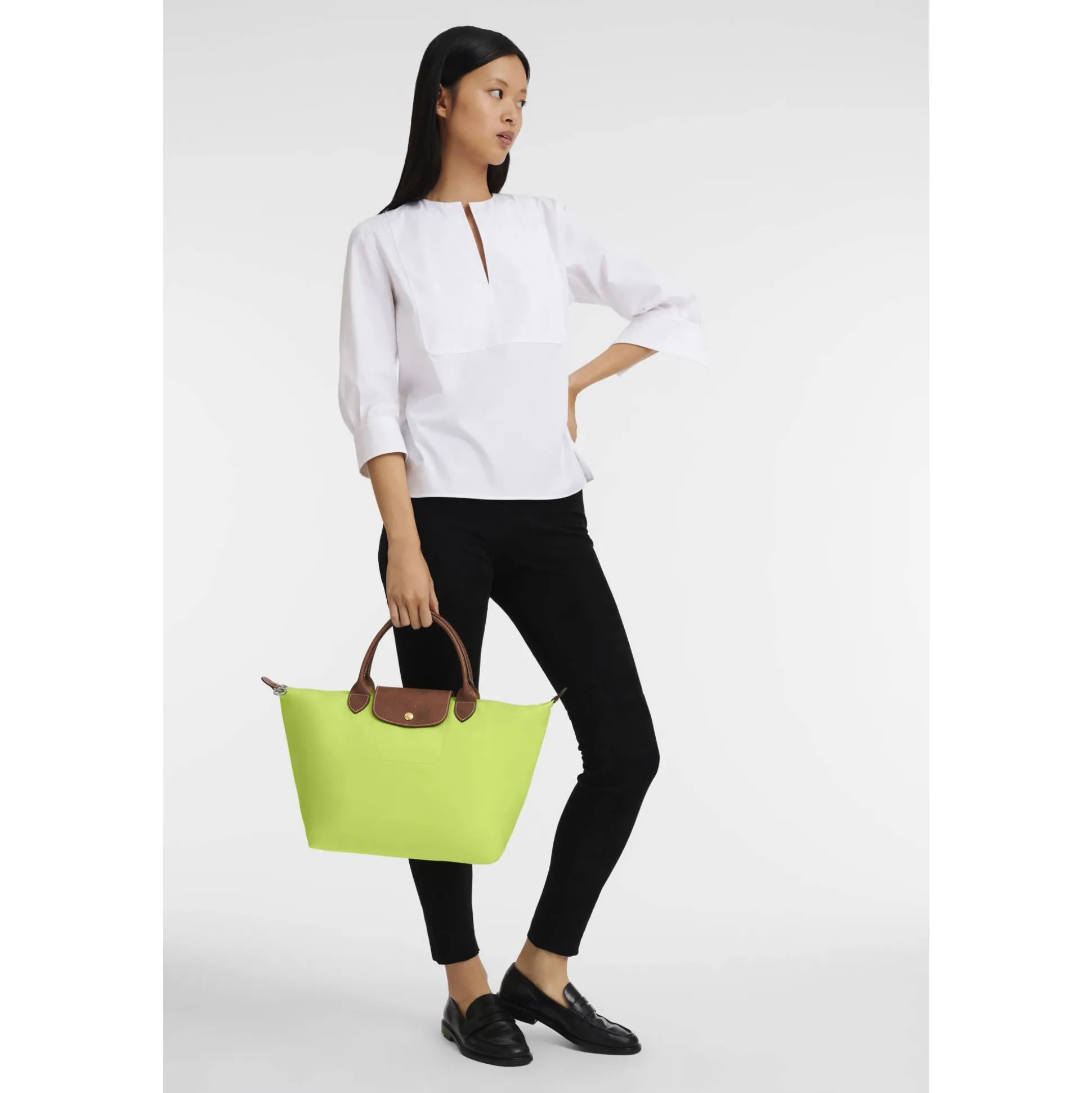 Longchamp Sac porte main M Le Pliage Original*Femme Sacs À Main