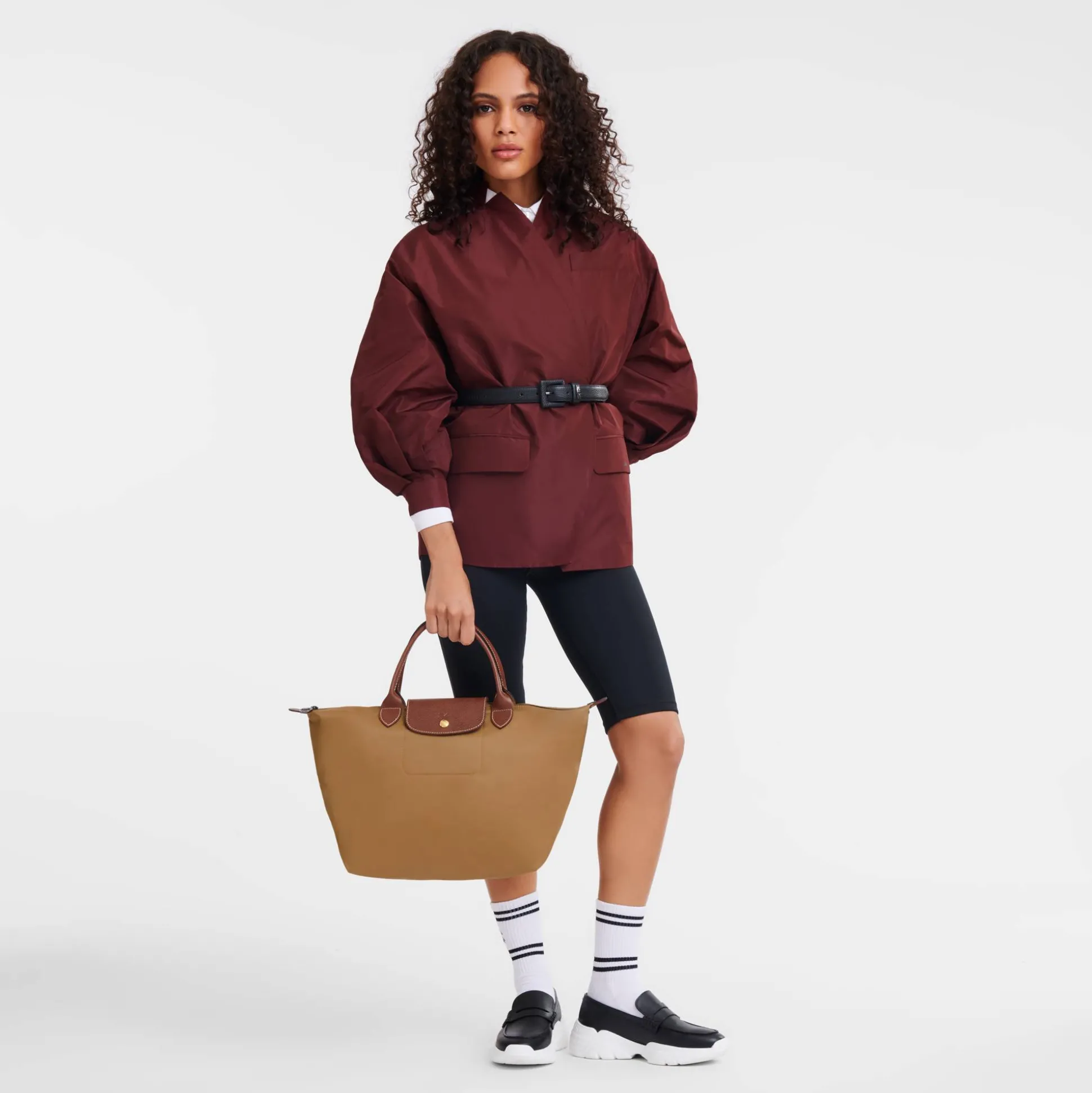 Longchamp Sac porte main M Le Pliage Original*Femme Sacs À Main