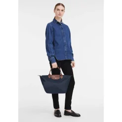 Longchamp Sac porte main M Le Pliage Original*Femme Sacs À Main