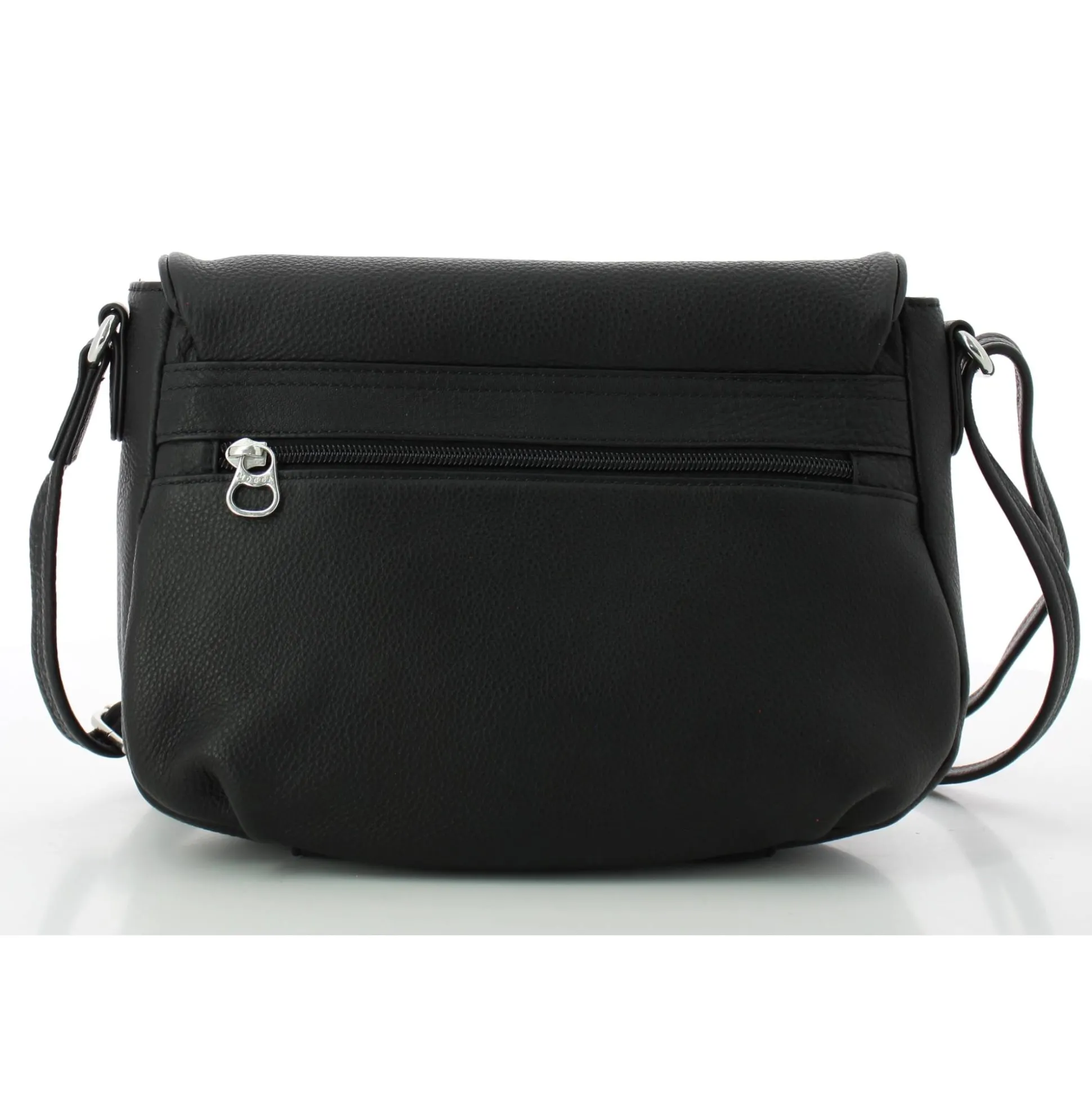 Mocca Sac porte travers a rabat Dana en cuir*Femme Sacs Bandoulière