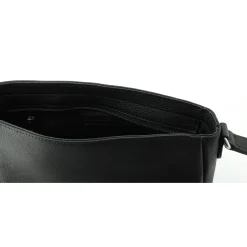 Mocca Sac porte travers a rabat Dana en cuir*Femme Sacs Bandoulière