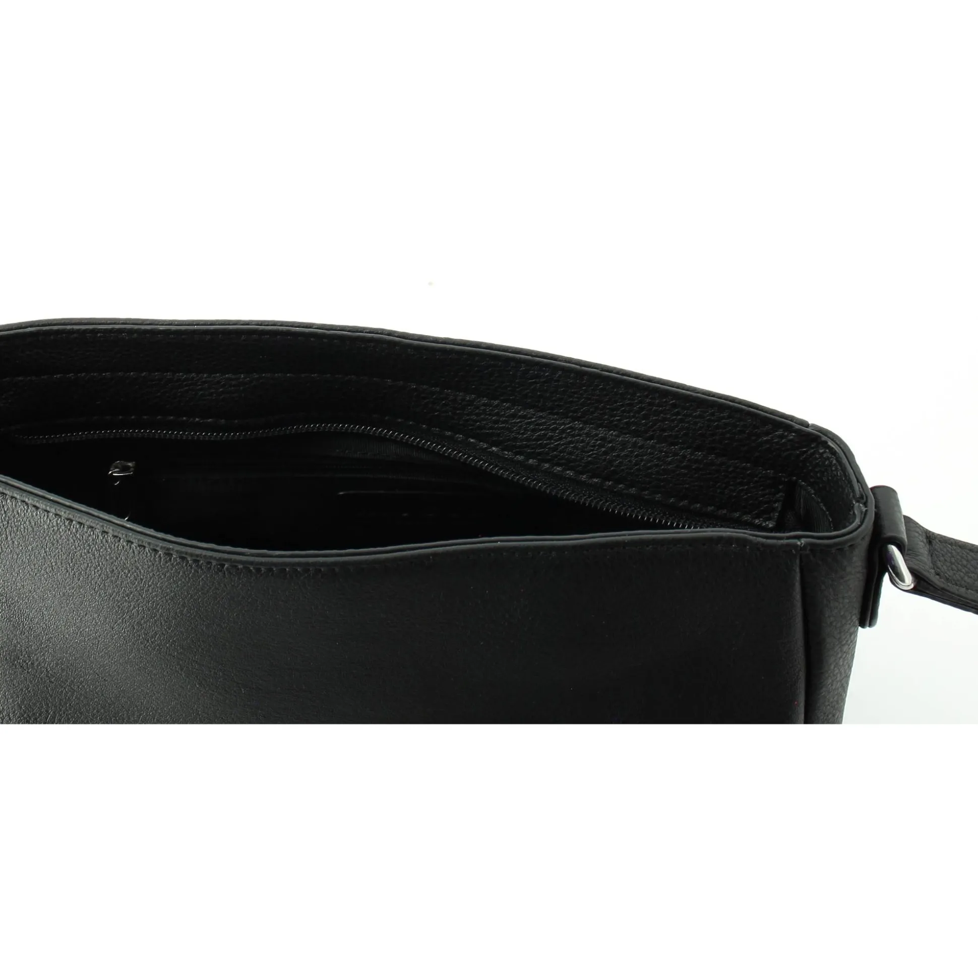 Mocca Sac porte travers a rabat Dana en cuir*Femme Sacs Bandoulière