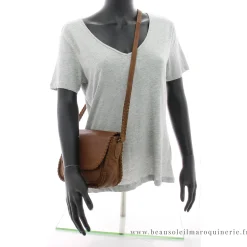 Biba Sac porte travers details tresses Winona*Femme Sacs Bandoulière