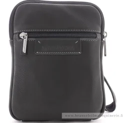 Arthur Aston Sac porte travers en cuir de vachette Johany*Homme Sacoches Homme