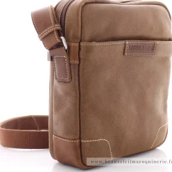 Arthur Aston Sac porte travers Marco en cuir*Homme Petites Sacoches Homme