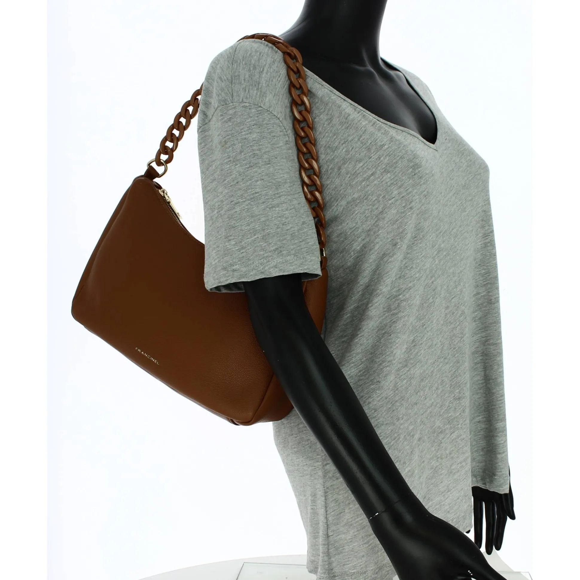 Francinel Sac porte travers Naelle anse chaine*Femme Sacs Porté Épaule|Sacs Bandoulière