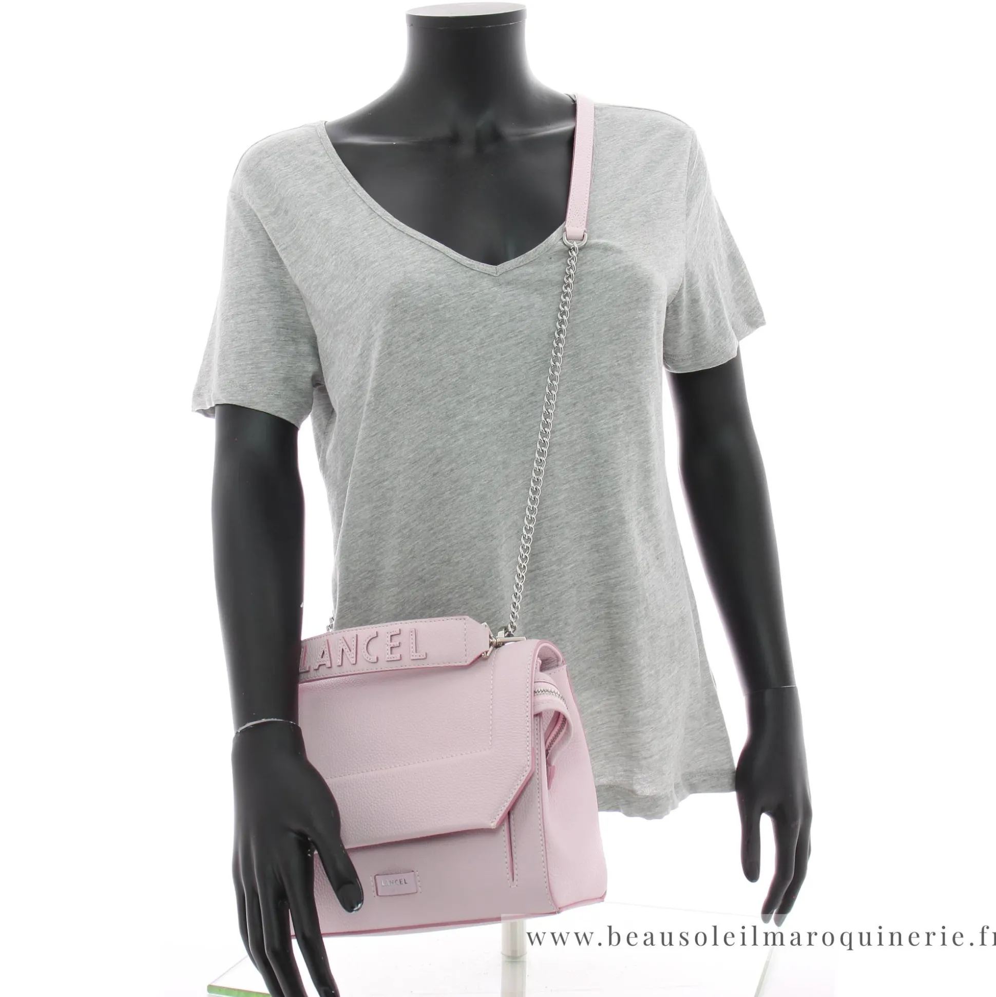 Lancel Sac rabat avec poignee Ninon M - Fabrique en Italie*Femme Sacs Bandoulière