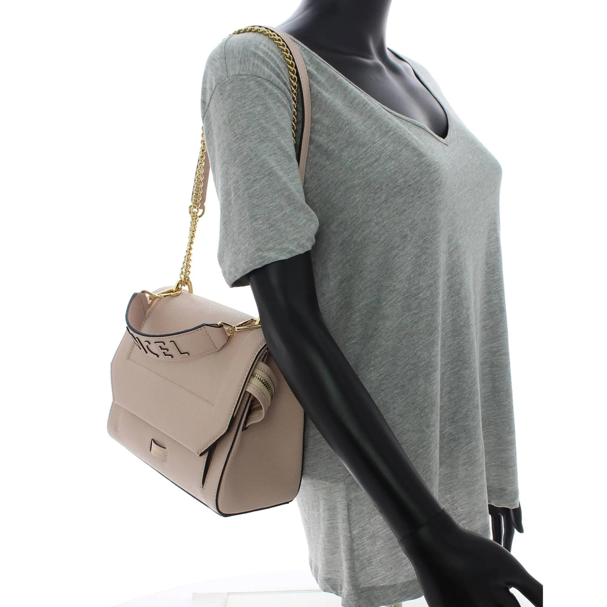 Lancel Sac rabat avec poignee Ninon M - Fabrique en Italie*Femme Sacs Bandoulière