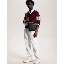Tommy Hilfiger Sac reporter en cuir Struc Leather*Homme Petites Sacoches Homme