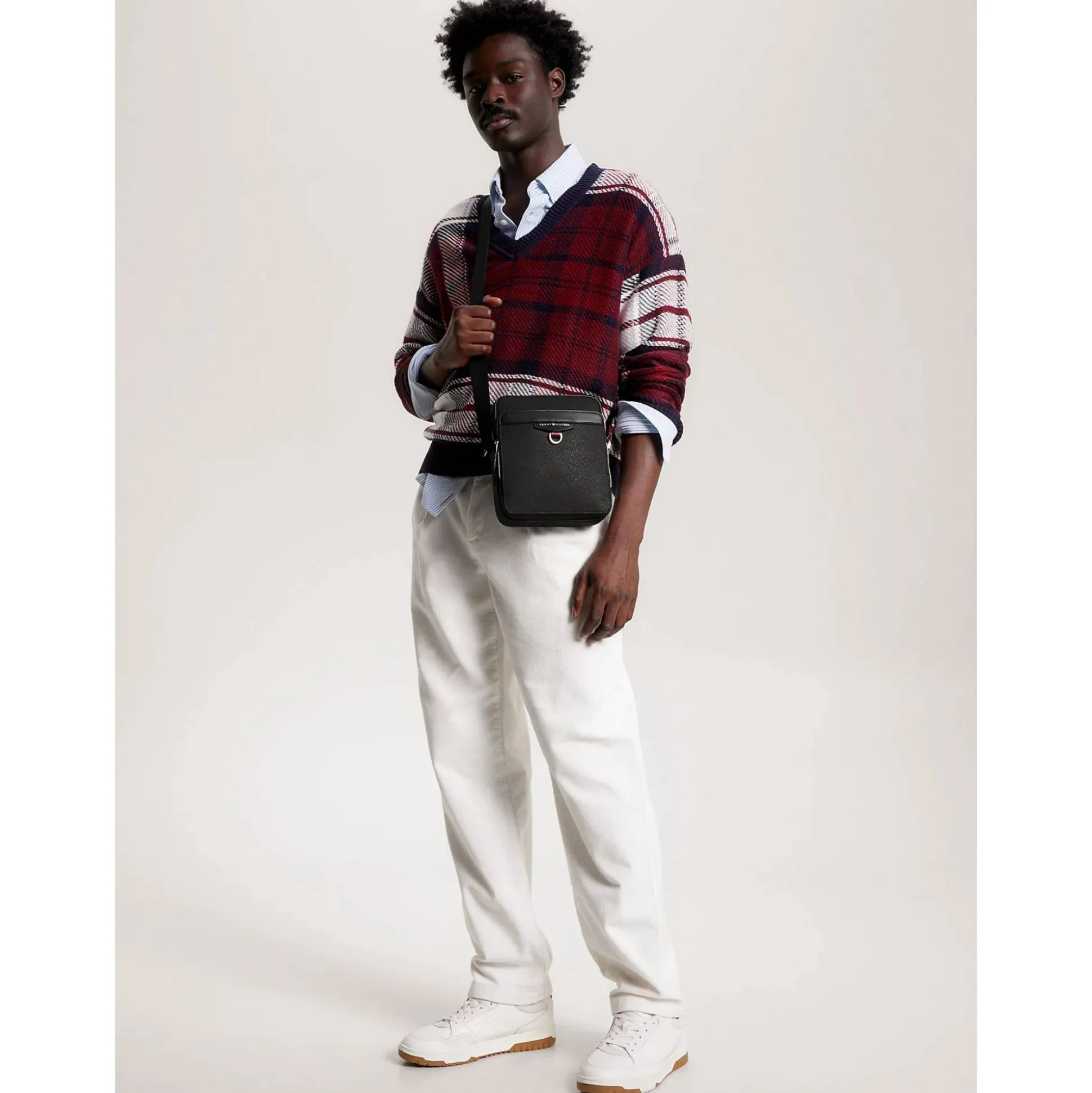 Tommy Hilfiger Sac reporter en cuir Struc Leather*Homme Petites Sacoches Homme
