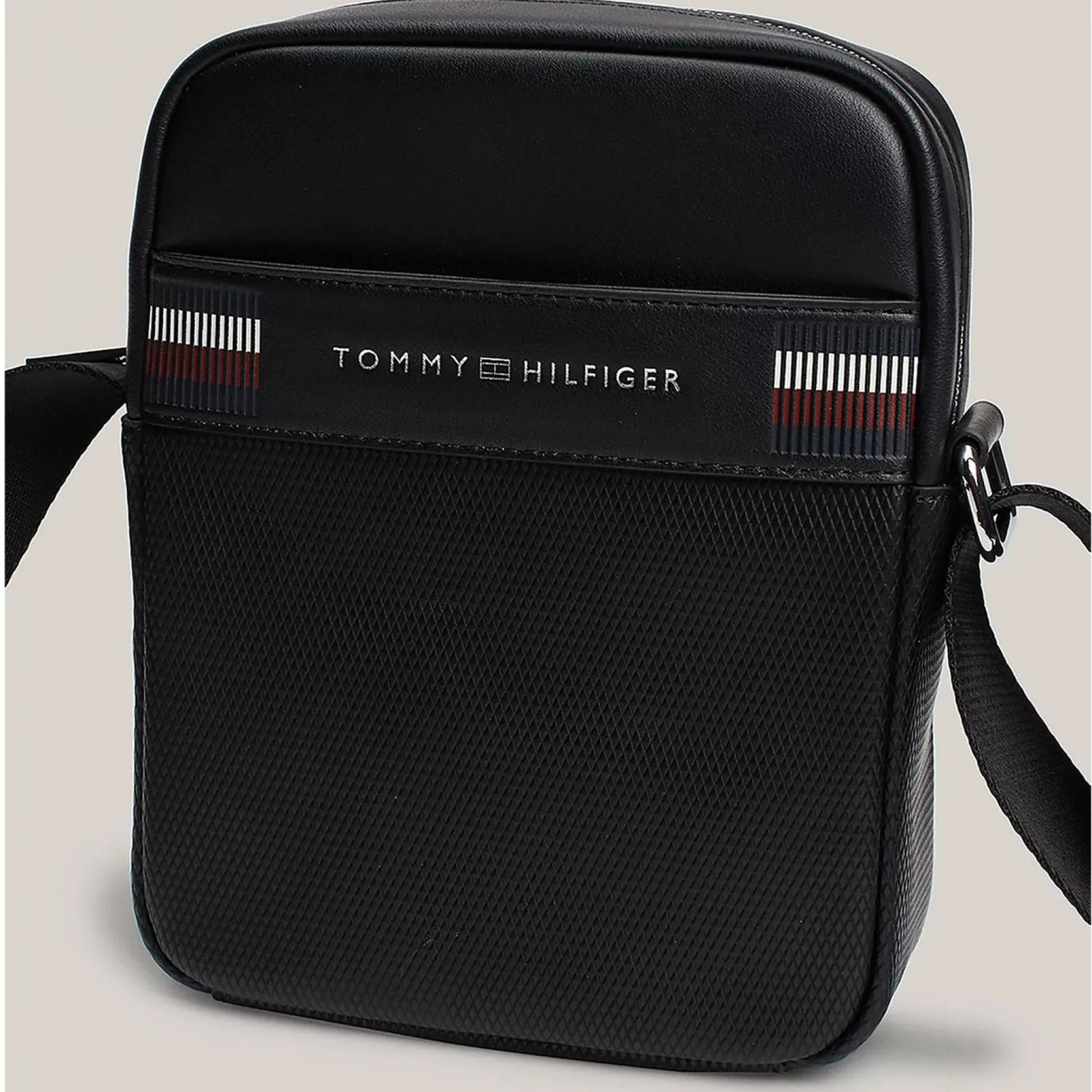 Tommy Hilfiger Sac reporter multitextures Corporate*Homme Sacs Besace|Sacoches Homme