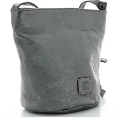 Biba Sac seau Chester Smog cuir metallise*Femme Sacs Bandoulière