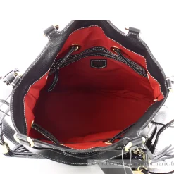 Lancel Sac seau cuir graine et python Premier Flirt*Femme Sacs À Main