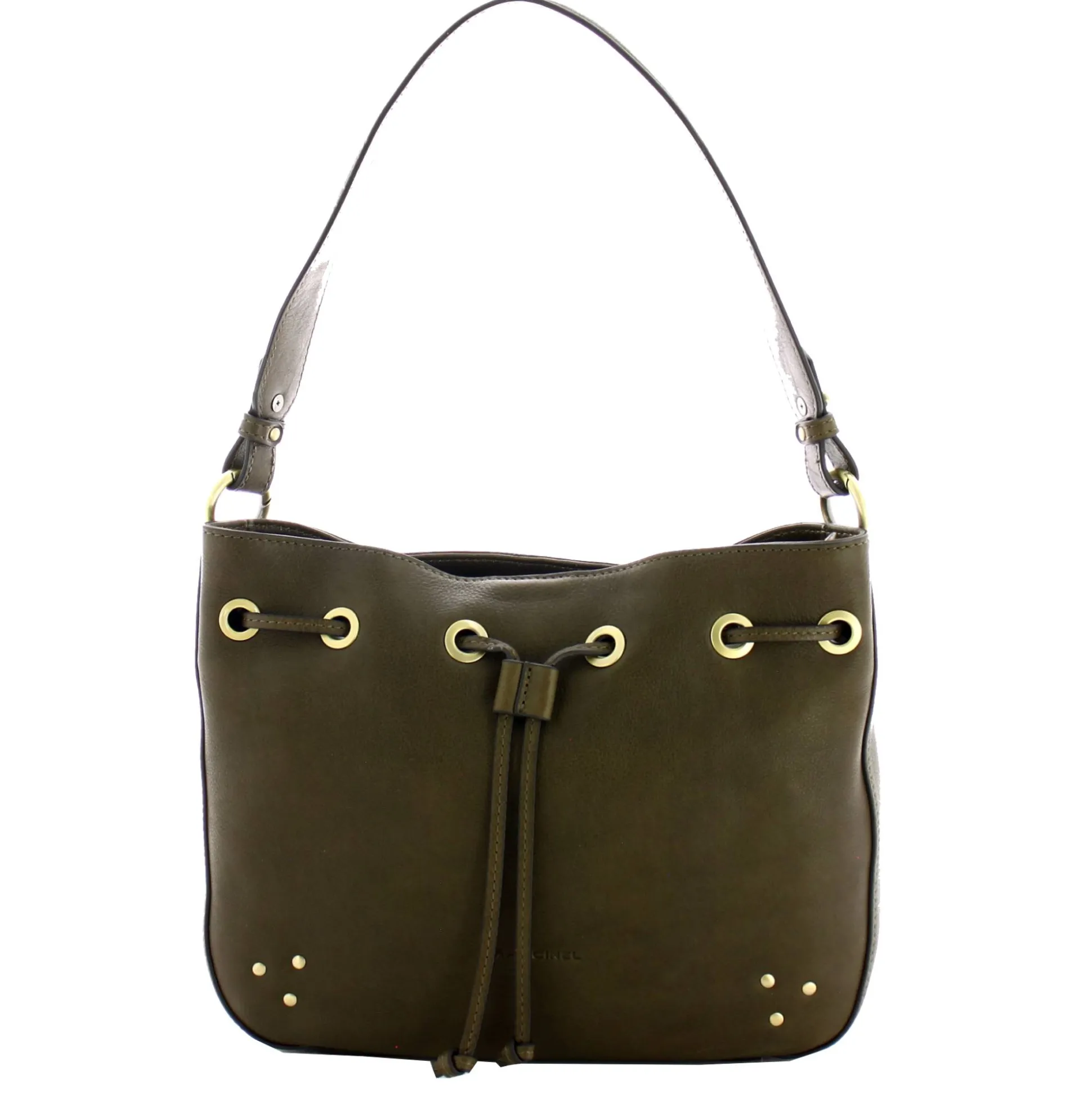 Francinel Sac seau Enola cuir a oeillets et clous*Femme Sacs Porté Épaule