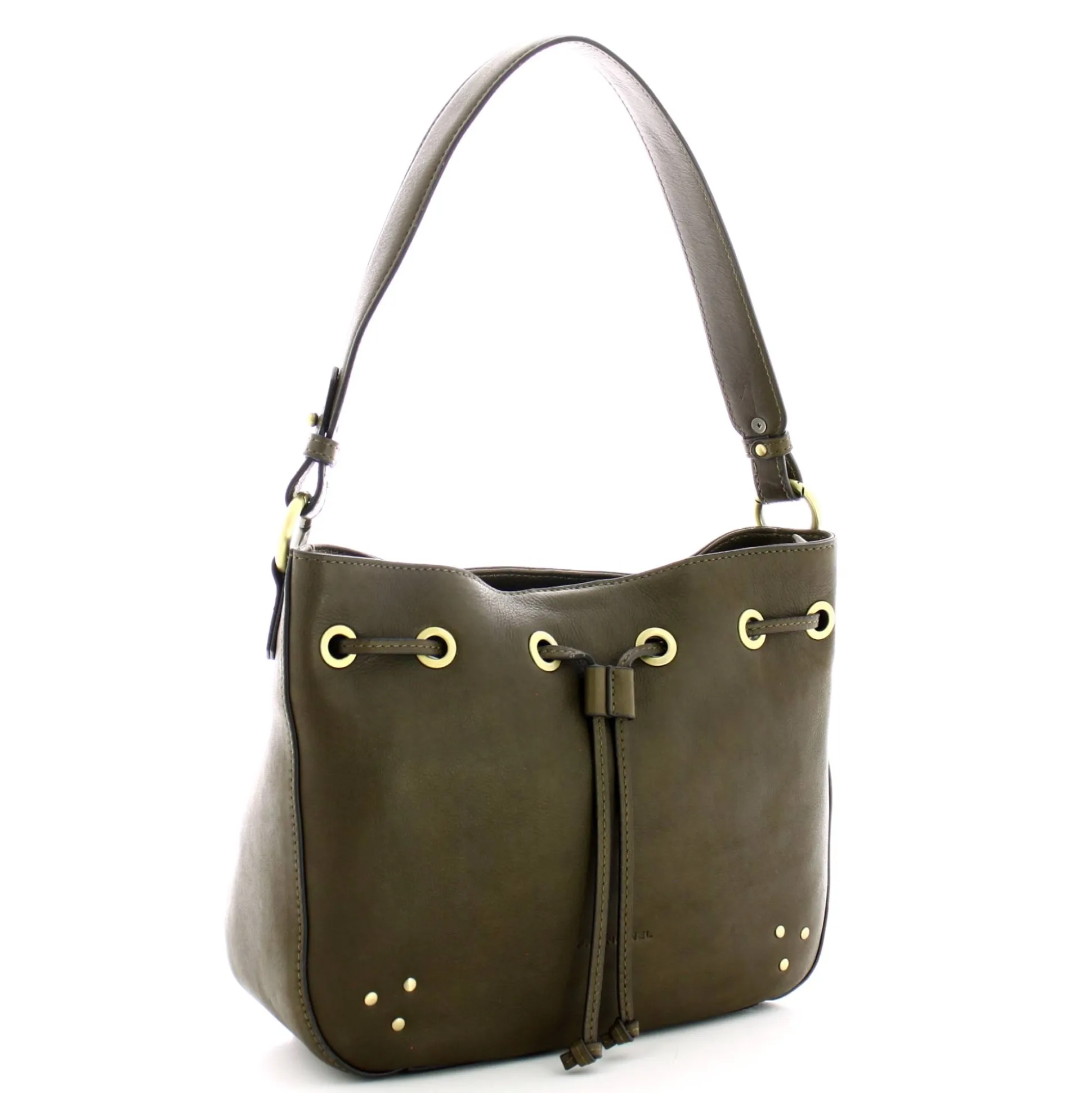 Francinel Sac seau Enola cuir a oeillets et clous*Femme Sacs Porté Épaule