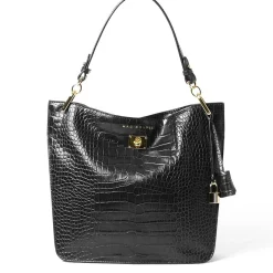 Mac Douglas Sac seau Kentucky Romy en cuir facon croco*Femme Sacs Porté Épaule