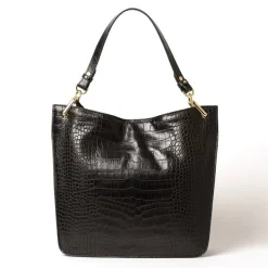 Mac Douglas Sac seau Kentucky Romy en cuir facon croco*Femme Sacs Porté Épaule