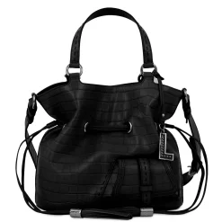 Lancel Sac seau M Premier Flirt facon croco*Femme Sacs À Main