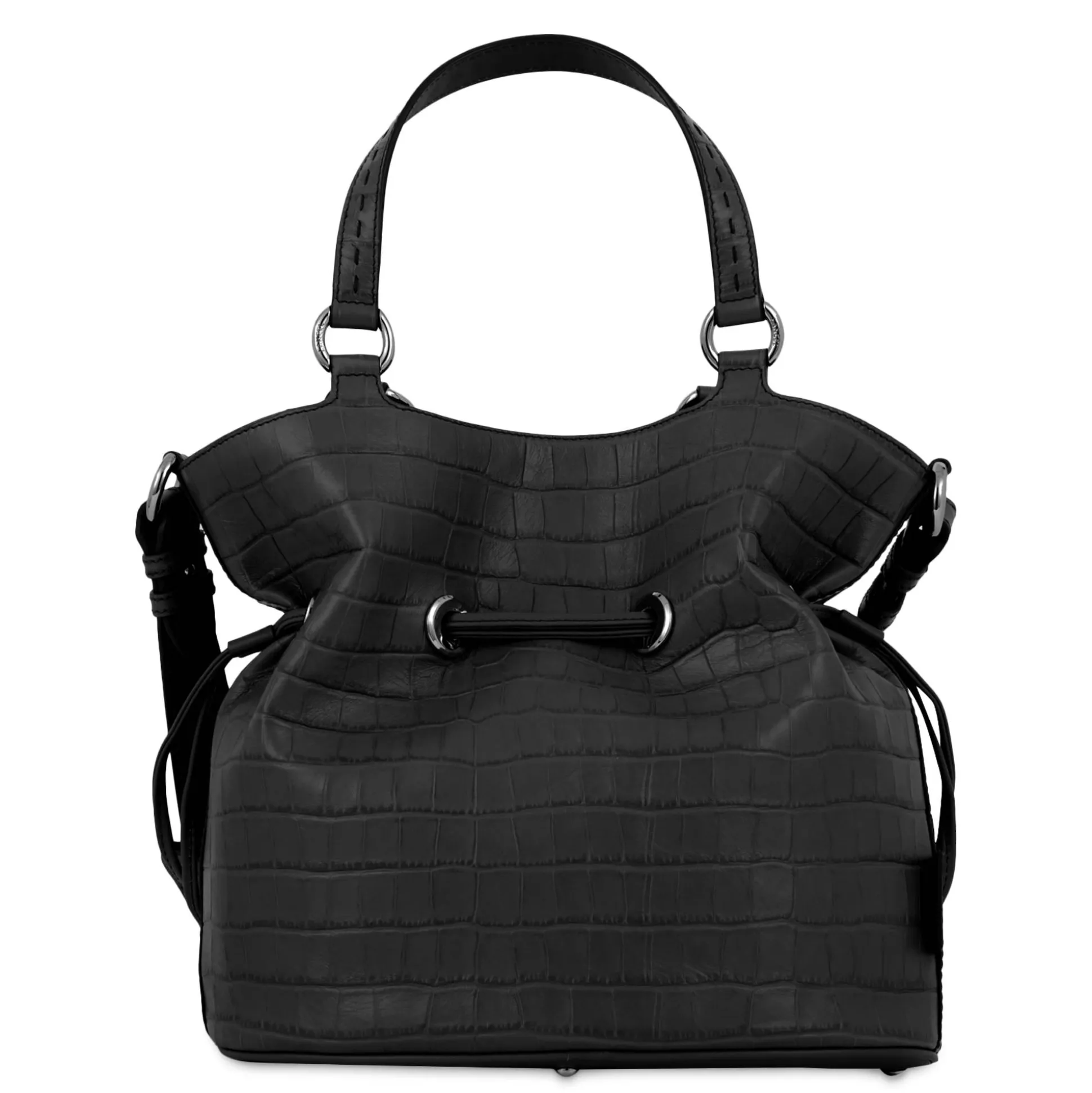Lancel Sac seau M Premier Flirt facon croco*Femme Sacs À Main