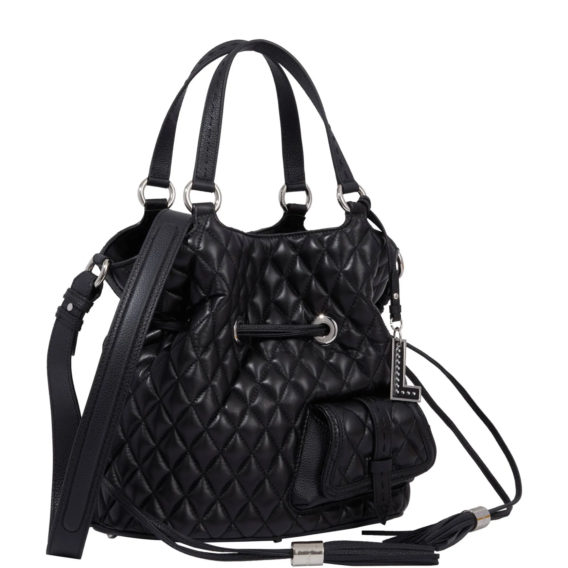 Lancel Sac seau M Premier Flirt cuir matelasse*Femme Sacs À Main