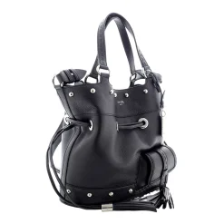 Lancel Sac seau M Premier Flirt cuir graine cloute*Femme Sacs À Main