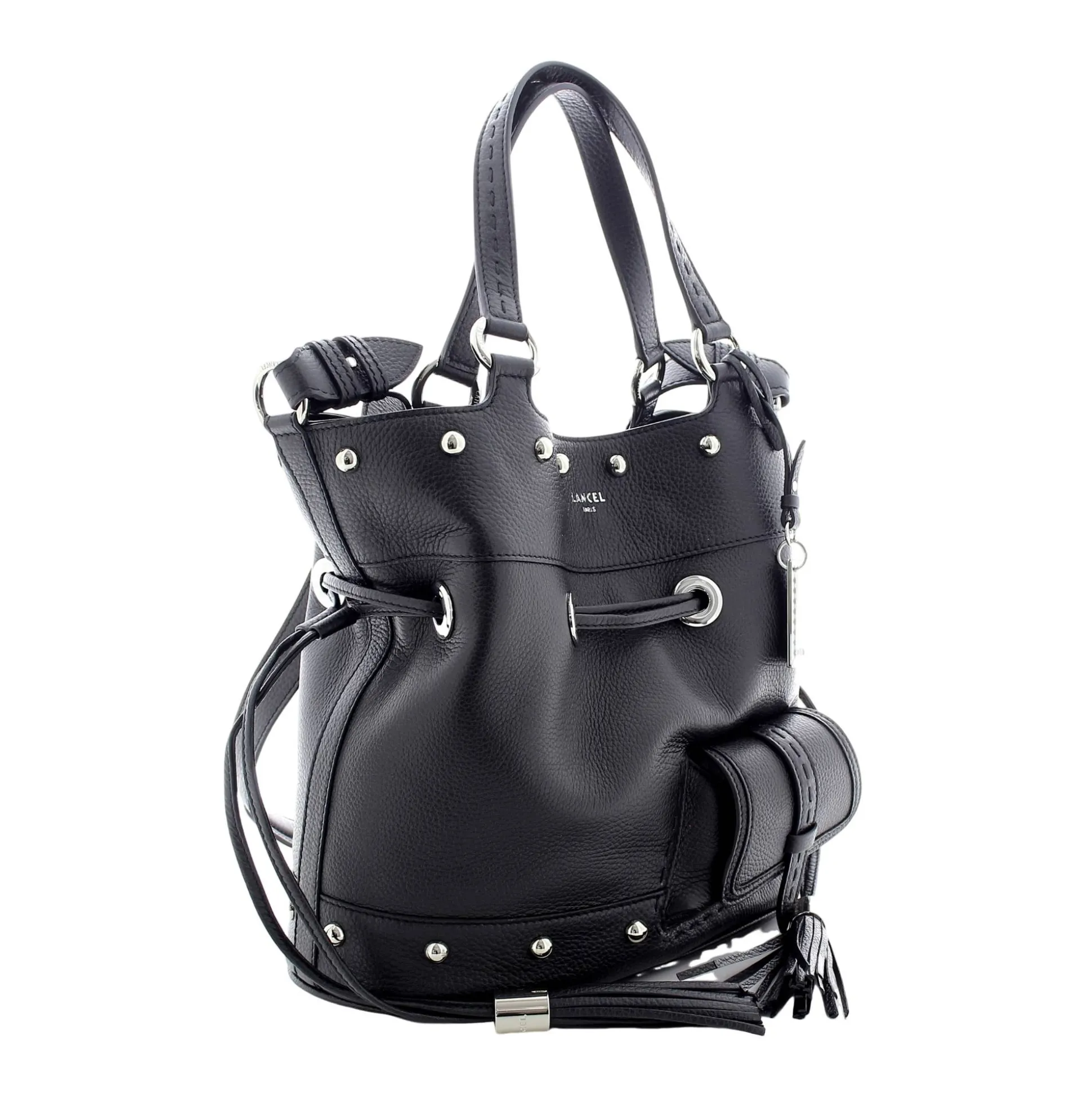 Lancel Sac seau M Premier Flirt cuir graine cloute*Femme Sacs À Main