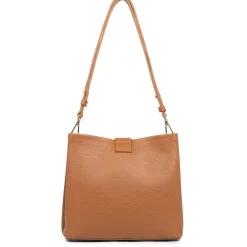 Lancaster Sac seau zippe Top Double en cuir*Femme Sacs Bandoulière