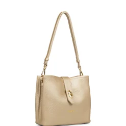 Lancaster Sac seau zippe Top Double en cuir*Femme Sacs Bandoulière