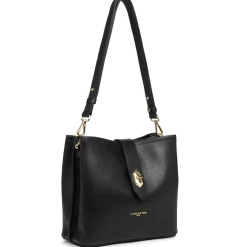 Lancaster Sac seau zippe Top Double en cuir*Femme Sacs Bandoulière