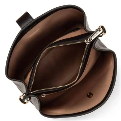 Lancaster Sac seau zippe Top Double en cuir*Femme Sacs Bandoulière