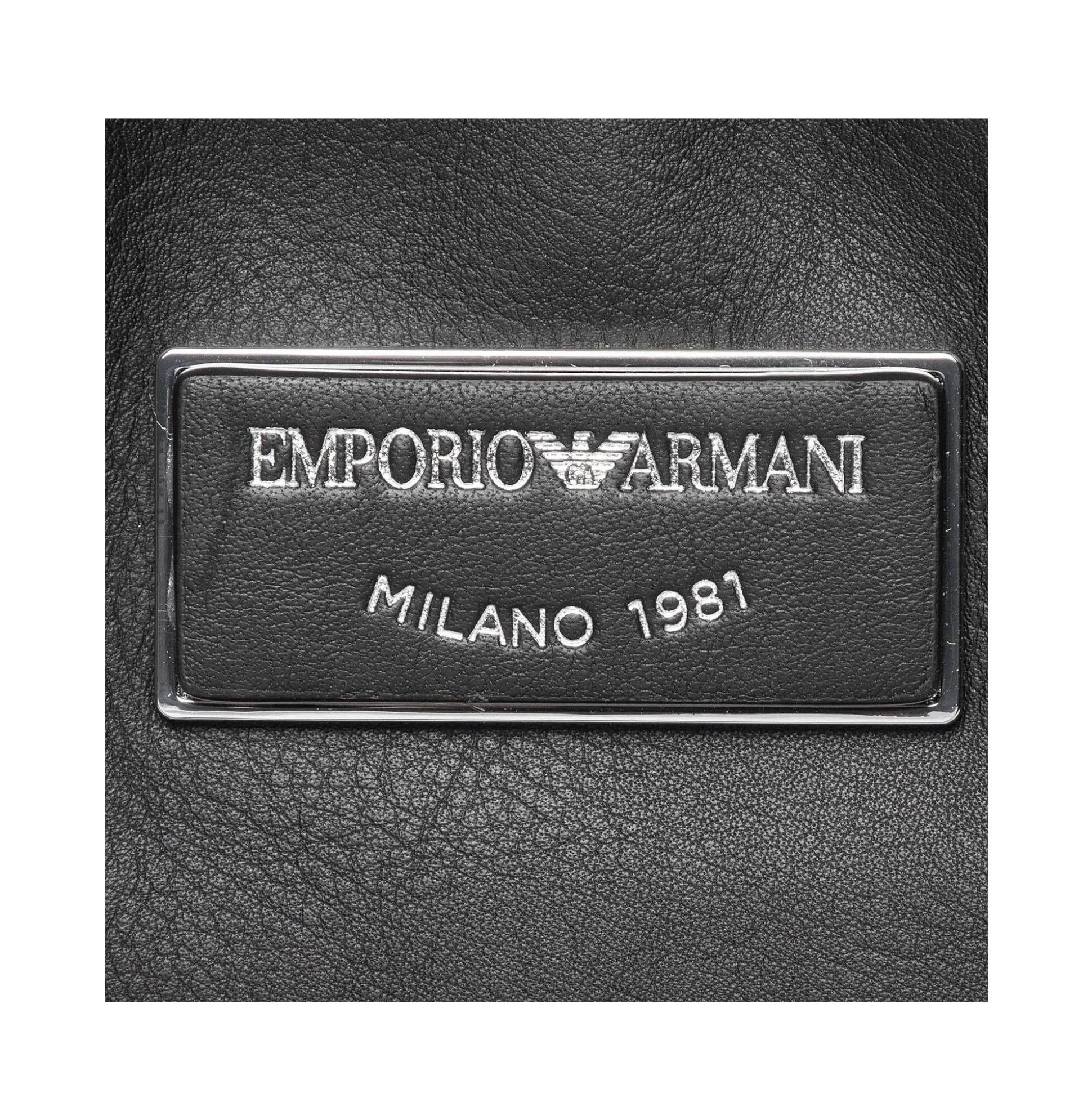 Emporio Armani Sac shopping double porte logo plaque*Femme Sacs À Main